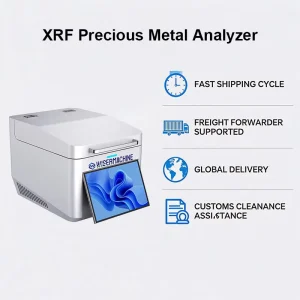 Gold Testing Machine High Accuracy X Ray Precious Metal Analyzer 74 Metal Elements Non Destructive for Jewelry and Pawn Shop