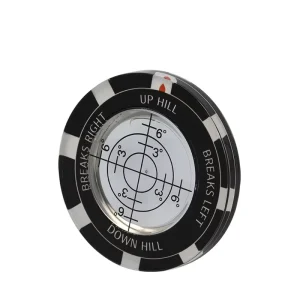 Golf Slope Reader Bubble Level Golf Ball Marker Business Gift for Putting Training Aid with PMMA Accuracy