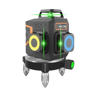 Green 12 Line Self-Leveling 360 Degree Rotary Laser Level with 3mm/10m Accuracy 30m Range CE/FCC Certified