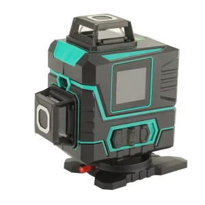 Green Beam Cross Line 4 Dot Laser Level Tripod with Self Leveling Pulse Mode for Picture Hanging Tiling