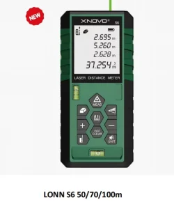 Green Laser Rangefinder 80M 2mm Accuracy IP65 Rechargeable Handheld Laser Measure Meter