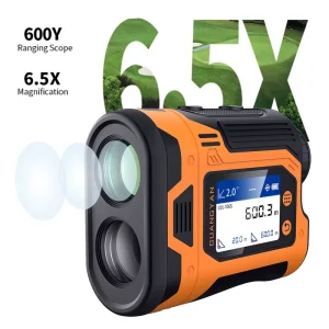 GuangYan C01 New Max 600m 6X Golf Laser Rangefinder 905nm IP65 Protection 0.1M Accuracy Class 1 Lithium