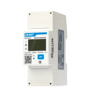 Guide Rail Watt Hour Meter DDSU666 Single Phase 220V 5(80)A RS485 Electric Energy Meter
