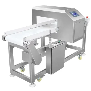 Guided LCD Setup Conveyor Metal Detector for Food Safety Inspection Ferrous Non Ferrous Stainless Steel Detection