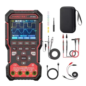 HABOTEST HT180A 3 in 1 Digital Multimeter Dual channel Oscilloscope 50MHz Portable Tester with Signal Generator