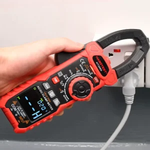HABOTEST HT208D Digital Clamp Meter 6000 Counts True RMS 1000A AC/DC 1000V Multimeter with Inrush VFD NCV Temperature Test