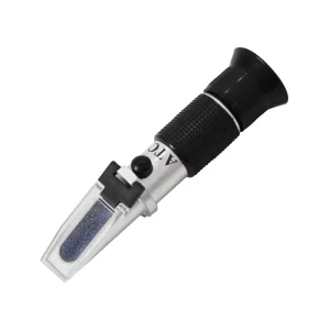 HB 211ATC Food Salt Concentration Meter Handheld Salinometer Salinity Meter Refractometer 0.1% Accuracy Battery Operated