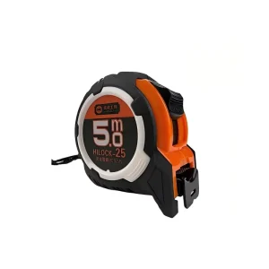 HC92515 5M Retractable Steel Measuring Tape High-Precision Luban Ruler ABS Leather Case Metric System Self-winding Brake
