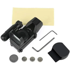 HD101B Sight 4-point Line Red Green Dot Sight Optics with Red Laser Sight