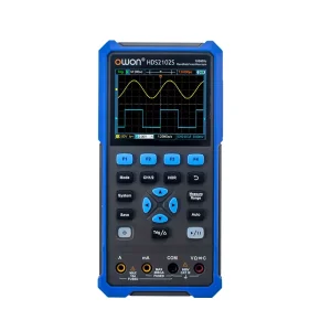 HDS200 Portable Handheld Digital Oscilloscope 2CH 1CH Multimeter Built-in 18650 Battery USB Type-C 1 GSa/s Sample Rate 8