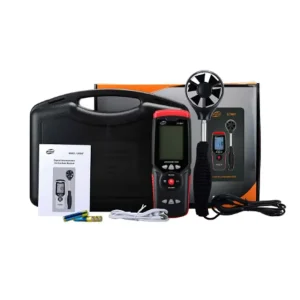 HEDAO GT8913 Digital Anemometer Backlight Wind Speed Portable Temperature and Humidity Meter