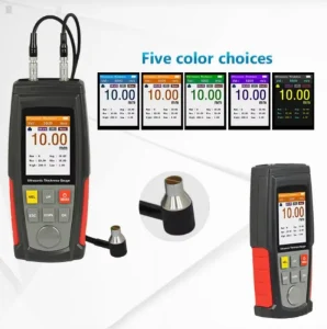 HEDAO WT100A Digital Ultrasonic Thickness Gauge 1.0-225mm Measurement Range Metal And Glass Tools