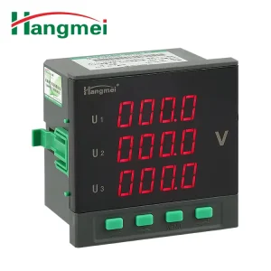 HG194 Digital Three Phase Multifunctional Meter with LCD Display Measures Voltage Current Power and Electric Energy 0.2 Accuracy