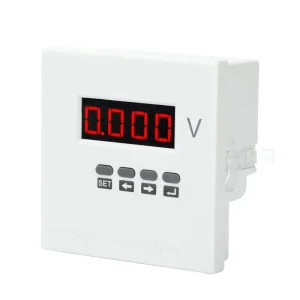 HIRP RP AV61J 0.5 Class Accuracy LED Display Single Phase Digital Voltage Meter 72*72mm J Type Voltage Regulator