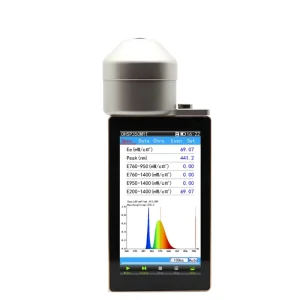 HOPOOCOLOR OHSP350MYT Full Range Spectrometer 300 1700nm Luminous Flux Spectrum Analyzer for Medical Light Source