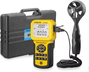 HP-856A Digital Pro HVAC Anemometer USB Wind Speed Meter Instrument Durable Plastic LCD Display Electrical Equipment