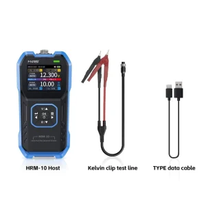 HRM 10 Lithium Battery Internal Resistance Instrument High Precision Voltage Resistance Measuring 18650 Battery Detection