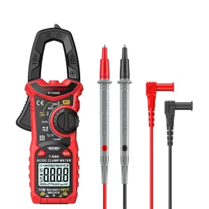 HT206D Digital Display High Precision 600A AC/DC Current Clamp Meter Multimeter Fully Automatic Intelligent Clamp Meter