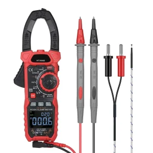 HT208D AC Digital Clamp Meter Multimeter with True RMS 6000 Counts 36mm Jaw