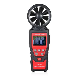 HT625B Digital Anemometer Handheld USB Electronic Wind Speed Meter Tester Analog Display 9999 Counters 20V Battery CE