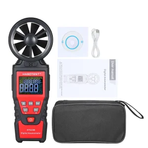 HT625B Handheld USB Digital Anemometer Electronic Wind Speed Meter Tester with 9999 Counters Analog Display
