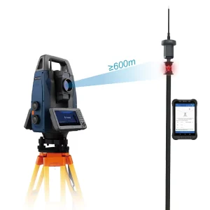 HTS-802 Robotic Total Station 1” High Accuracy 30X One-person Land Surveying Instrument Dual-axis Compensator IP65