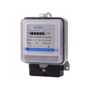 HUIXIA DDS High Precision Class 1.0 Single Phase Energy Meter 220V 20A 0-9999.9 kWh Digital Display Household Power Consumption
