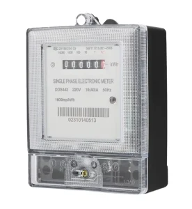 HUIXIA DDS Precision Single Phase Digital Power Meter Class 2.0 for Tenant Electricity Data Logging 220V 40A Max 99999.9kWh