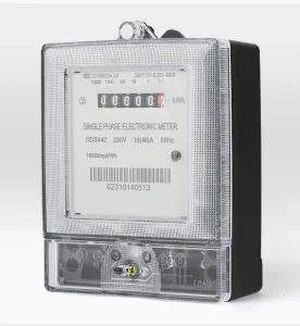 HUIXIA DDS Reliable Single Phase Electricity Meter Class 2.0 Accuracy Digital Display for Tenant Power Usage Tracking Management