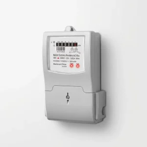 HUZI DDS6682 Customizable Single-Phase Wall-Mounted Energy Meter Fireproof PC Housing Sealed Design Anti-Fraud LCD Display Class