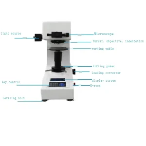 HV-10A Automatic Turret Digital Vickers Hardness Tester Professional Metallurgical Vickers Durometer for Heat Treatment Industry