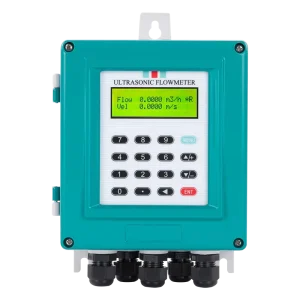 HVAC Chilled Water Line Energy Meter Ultrasonic Wall Mount Clamp On BTU Meter