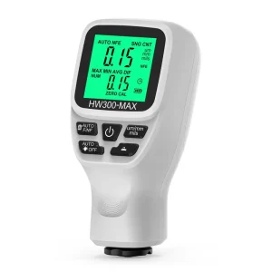 HW300 MAX Paint Coating Thickness Gauge 0 2000UM Car Paint Film Tester Galvanizing Coating Thickness Gauge