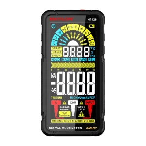 Habotest HT128 Large Screen Dual Modes 6000 Counts Voltmeter AC DC Ohm Capacitance Tester DMM Smart Digital Multimeter True RMS