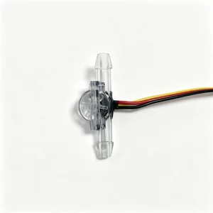 Hall Effect Liquid Flow Sensor DC5V Inner Diameter 3mm Pulse Output No Mechanical Wear 60-1000mL/min Coffee Machine Water