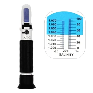 Hand Held Refractometer 0-100% Salinity Refractometer