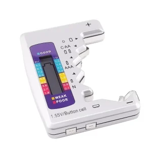 Hand held Easy to Use Universal Battery Checker Small Battery Tester Detector Analyzer for AAA AA C D 9V 1.5V Button Cell