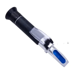 Handheld 0-100% Salinity Aquarium ATC Refractometer 1.000-1.070SG Salinity Seawater Salinometer for Aquarium