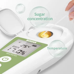Handheld 0 35% Brix Refractometer Coffee Fruit Vegetables Drink Sugar Meter Measuring Device