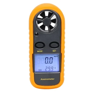 Handheld Anemometer Wind Speed Meter Anemometer Anemometro 30m/s Temperature Tester -10 ~ 45C Wind Meter LCD Backlight