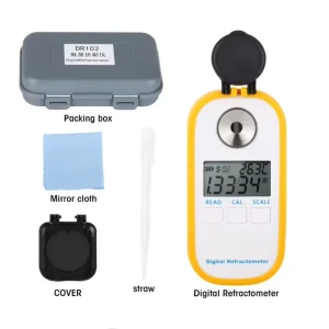 Handheld Auto Refractometer Urea Tester LCD Digital Refractometer Brake Fluid Tester