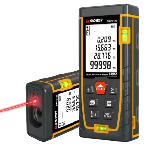 Handheld Digital 630-670nm <1mW Red Laser Measuring Tool Laser Distance Meter for Distance Volume Area Measure Instrument