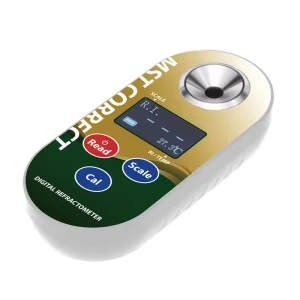 Handheld Digital Brix Meter 0.0-90.0% Portable Refractometer for Testing Honey and Water Content