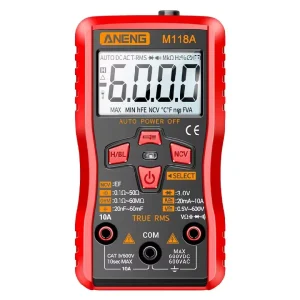 Handheld Digital Multimeter Professional Mini Portable Color Screen Display Multimeter