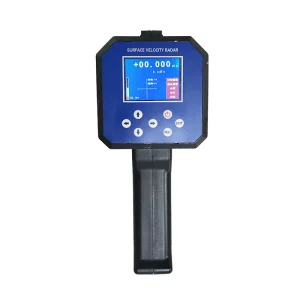 Handheld Electromagnetic Flow Meter Radar Speed Gun Long Range Surface Flow Velocity Measuring Instrument