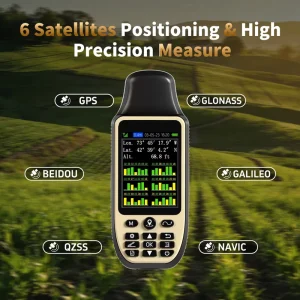 Handheld GPS Land Area Meter ZL660 3.2 inch Color Screen Coordinate Storage Land Surveying Device