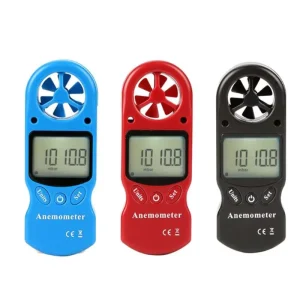 Handheld High Precision Impeller 30m/s Portable Digital Anemometer Tester Outdoor Use Airflow Thermometer ABS TL-300