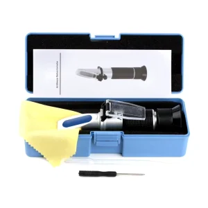 Handheld Plastic Alcohol Tester Measures Wine Brix Meter Sugar Alcohol Refractometer for Home Brewing