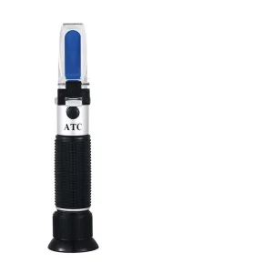 Handheld Portable Refractometer 0-80% Brix ATC Aluminum