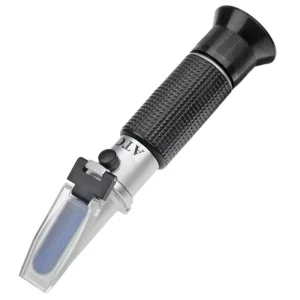Handheld Sugar Meter 0-90% Sugar Measurement Instrument Fruit Sweetness Meter Sugar Detection Brix Refractometer